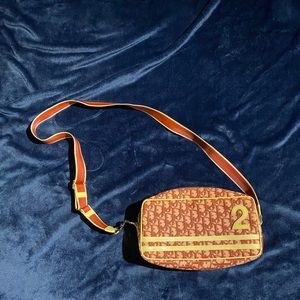 Vintage Dior Diorrisimo Canvas Crossbody Handbag